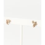 ショッピング星 「ESTELLE」 ピアス（両耳用） - イエローゴールド レディース