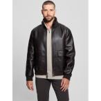 「Guess」 レザージャケット X-LARGE ブラウン メンズ