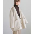 [select MOCA] no color пальто FREE слоновая кость женский 