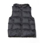 「NANO universe」 ダウンベスト 38 ブラック レディース