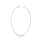 ショッピングイニシャル 「DIESEL」 ネックレス UNI シルバー メンズ