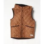 「ARMEN」 キルティングベスト 0 ブラウン メンズ