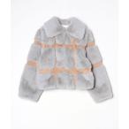 ショッピングファーファ 「FURFUR」 ジャケット ONE SIZE グレー レディース