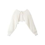 「LILY BROWN」 ニットボレロ ONE SIZE ホワイト レディース