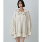 「LOWRYS FARM」 長袖チュニック FREE アイボリー レディース