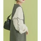 ショッピングフリル ニット セーター フリルメローニット レディース