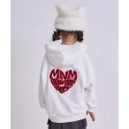 ショッピング綿100 パーカー  「裏起毛」「綿100」ナンバー＆ハートパーカー キッズ 子供服 女の子