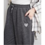 スウェットパンツ ジャージ 「SETUP」ピグメント風スウェットパンツ レディース