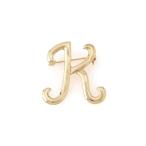 ショッピングイニシャル ブローチ イニシャルブローチ_K レディース
