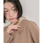 ショッピングイニシャル ブローチ イニシャルブローチ_M レディース