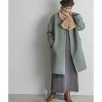 「URBAN RESEARCH」 ノーカラーコート 38 ミント レディース