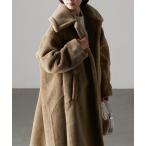 [r.] пальто с отложным воротником FREE мокка женский 