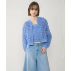 ショッピング古着 「GRACE CONTINENTAL」 カーディガン 36 ブルー レディース