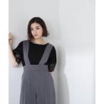 「NATURAL BEAUTY BASIC」 半袖カットソー FREE ブラック レディース