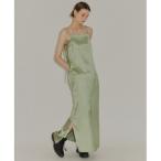 「yae」 キャミソールワンピース 36 ライトグリーン レディース