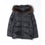 「NANO universe」 ダウンジャケット 36 ブラック レディース