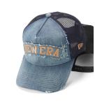 「NEW ERA」 メッシュキャップ FREE ネイビー メンズ