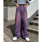 [Perushu] брюки SMALL лиловый мужской 