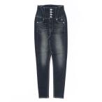 「GYDA」 スキニーデニムパンツ X-SMALL インディゴブルー レディース