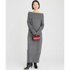 「BABYLONE」 ニットワンピース フリー グレー レディース