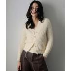  ансамбль 2set мохнатый вязаный кардиган & топ на бретелях tops 