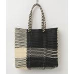 かごバッグ カゴバッグ 「Moon Bird/ムーンバード」手編みのメルカドバッグ（L）MBST25-12