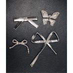 ブローチ 「 select 」vintage like set ‘‘ribbon’’ / ブローチセット レディース