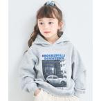 ショッピング男 パーカー  「ぬくふわ」ユニセックス 裏起毛 フォトプリント フーディ キッズ 子供服 男の子 女の子