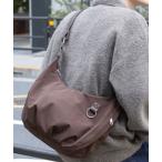 ショッピングショルダーバッグ メンズ ショルダーバッグ Synthetic Leather Round Shoulder Bag /タックラウンドショルダーバッグ メンズ