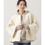 コート アウター ブークレケープ レディース