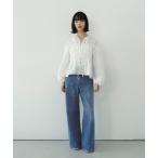  широкий брюки джинсы Denim Denim брюки [EMMEL REFINES]EM высокий талия широкий Denim женский 