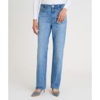 ショッピング革 ジーンズ デニム デニムパンツ スリムストレート”ANNETTE レディース