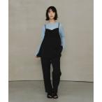 サロペット オーバーオール 「EMMEL REFINES」EM レイヤード キャミ サロペット レディース