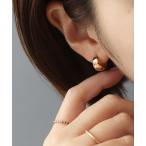 ショッピングピアス ピアス 三日月フープピアス K10（両耳） レディース