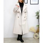 トレンチコート コート 2WAYロングコート レディース