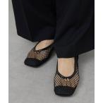 シューズ 「2.718」メッシュフラットシューズ レディース