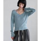 ショッピングスパンコール ニット セーター ギャザースパンコールニット　637810 レディース