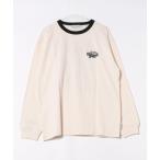 tシャツ 「POWER TO THE PEOPLE」ネコモチーフ刺繍ロングスリーブTシャツ レディース メンズ