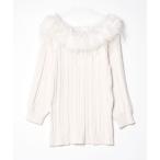 ショッピングニットワンピ 「EATME」 ニットワンピース FREE オフホワイト レディース