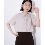 「N.（N. Natural Beauty Basic）」 半袖ブラウス MEDIUM ベージュ レディース