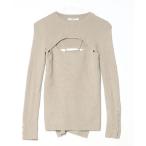 [UN3D.] вязаный ансамбль FREE бежевый женский 