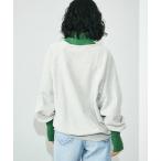 「Lee」 スウェットカットソー MEDIUM グリーン レディース