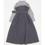 「dazzlin」 長袖ワンピース MEDIUM グレー レディー