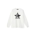 「HYSTERIC GLAMOUR」 長袖Tシャツ LARGE ホワイト メンズ