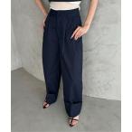 [feepur] слаксы MEDIUM темно-синий женский 