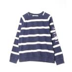 「STUSSY」 長袖Tシャツ M ネイビー メンズ