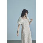 「niana」 半袖ワンピース M ベージュ レディース