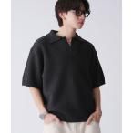 [Adoon plain] рубашка-поло с коротким рукавом MEDIUM темно-серый мужской 