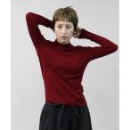ニット セーター 1×1リブハイネックニット　1×1 RIB HIGH NECK KNIT レディース