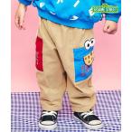 パンツ セサミストリート 総柄・モチーフポケットパンツ キッズ 子供服 男の子 女の子